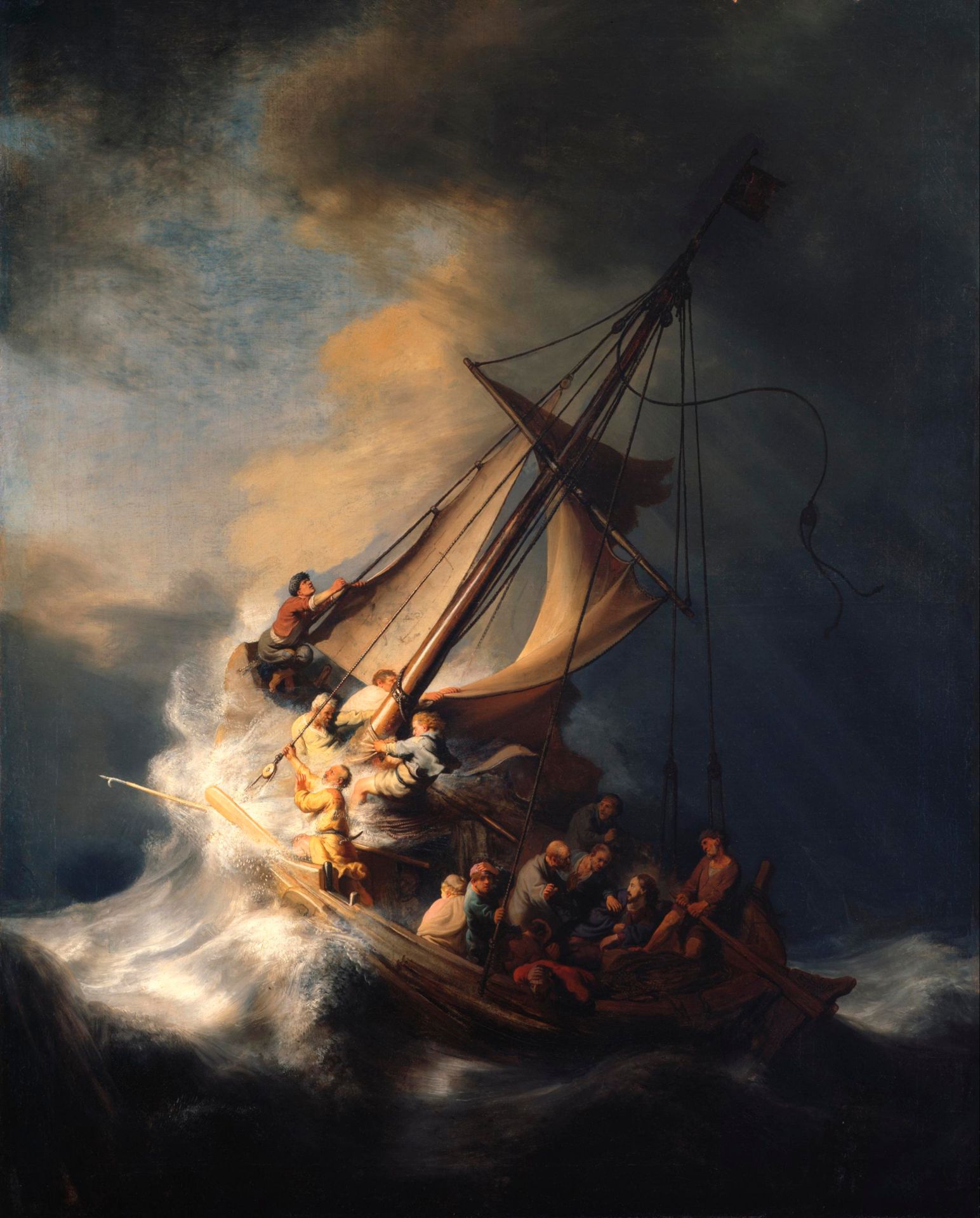 Rembrandt - Storm on the Sea of Galilee 